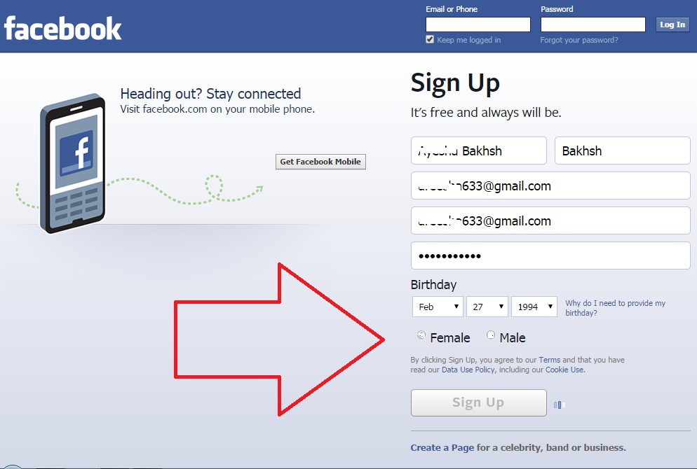 How To Create a Facebook Account