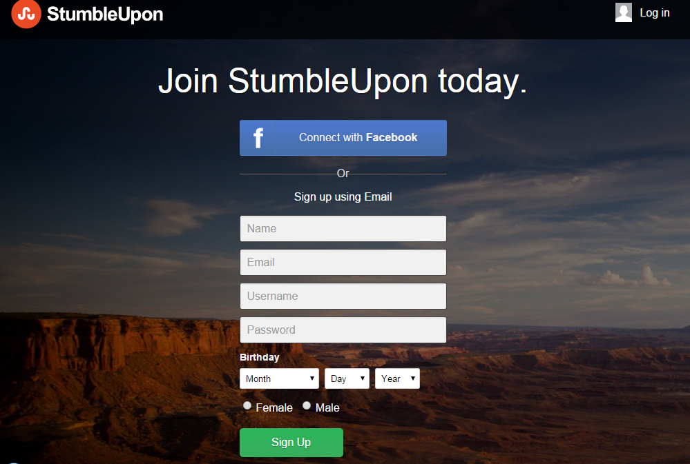 How to Create An Account on StumbleUpon and Recommend Content