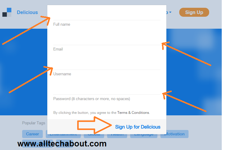 How to Create an Account and Submit Content to Delicious