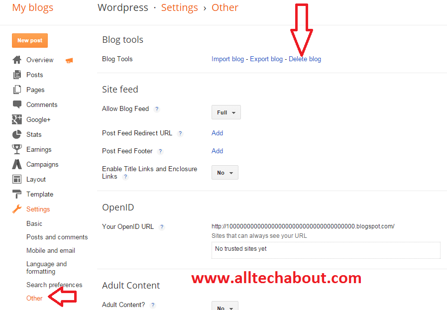How To Recover Deleted Blog On Blogger.com