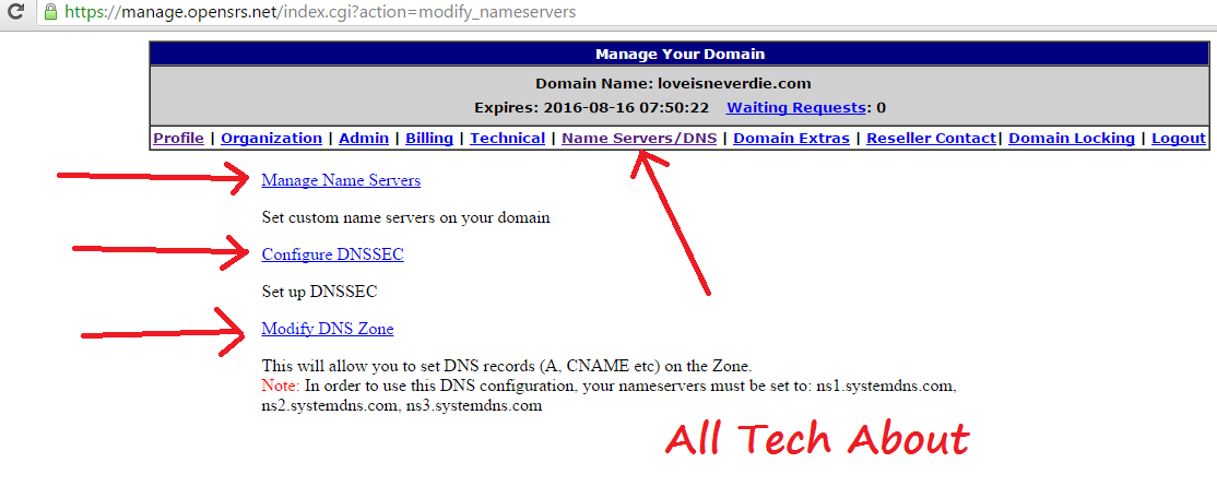 How To Attach Opensrs Domain with Blogger.com