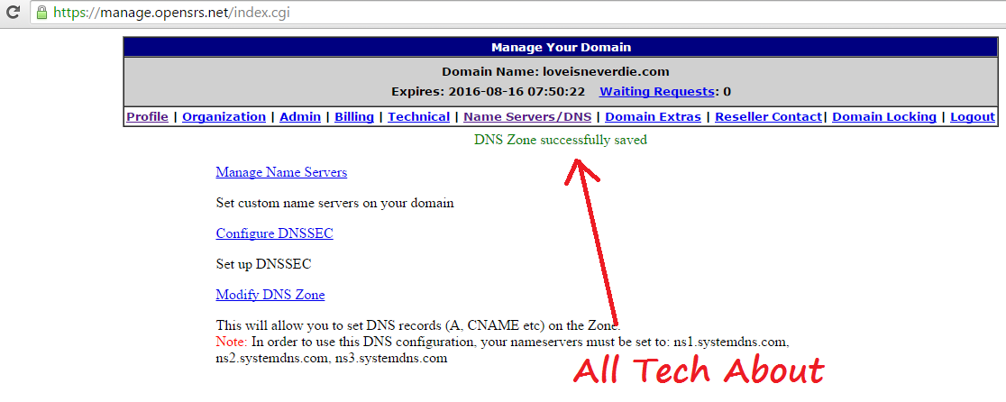 How To Attach Opensrs Domain with Blogger.com