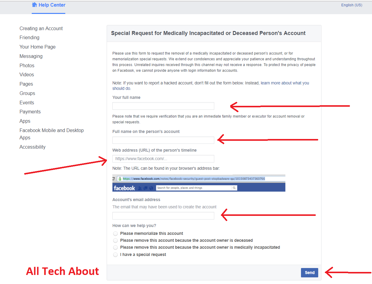 How to Memorialize or Delete a Dead person’s Profile on